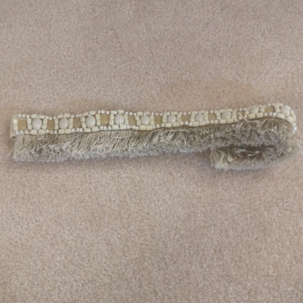 Anthro Beaded Stretch Belt